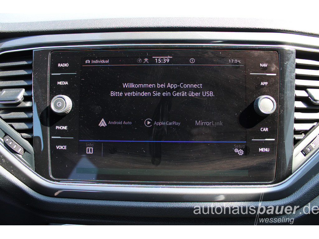 T-Roc 1.5l TSI DSG Sport *NAV, APP, SHZ, Klimaauto. 2-Zonen, SHZ, Lich