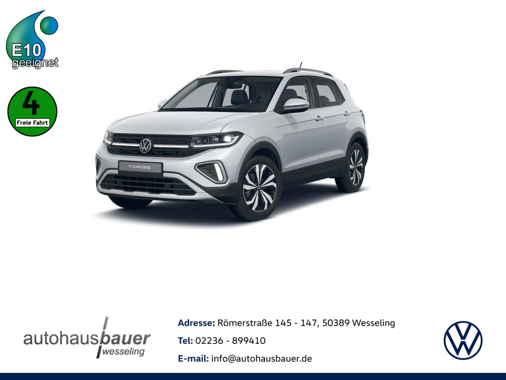 T-Cross Style 1.0 l TSI 85 kW 116 PS 7-Gang-Doppelkupplungsgetri