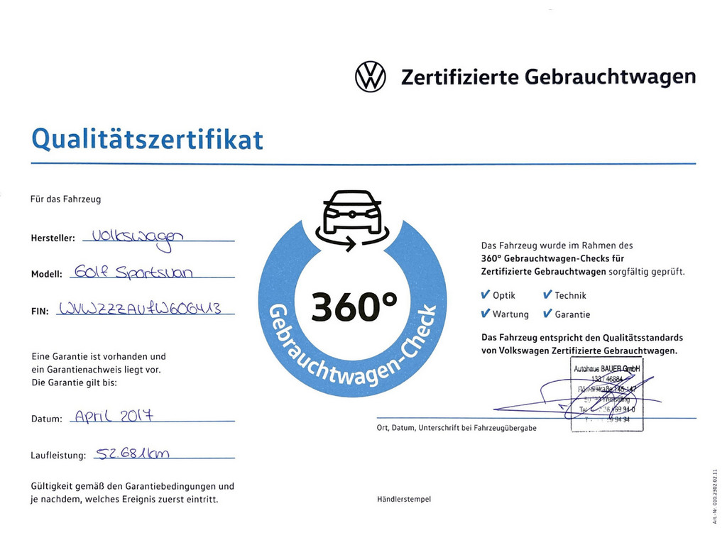 Golf Sportsvan 1.2l TSI Comfortline BMT*/Start-Stopp,ParkAssist,LED*