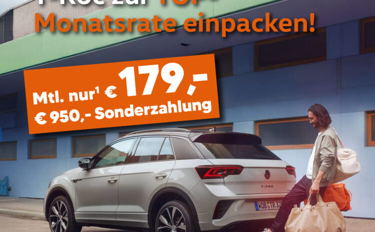  VW T-Roc Last Minute Angebot