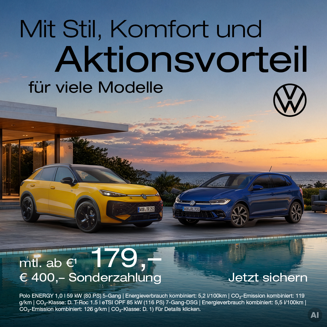 VW Sonderleasing Aktion